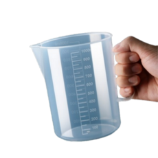 메리붐 플라스틱 비커 계량컵, 1개, 1L, 투명