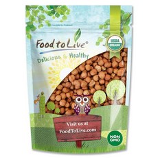 유기농 헤이즐넛 / 필버트 2파운드 - 비GMO 코셔 Food to Live Organic Hazelnuts 2 Pounds – Non-GMO Raw Filberts, 2, 1개