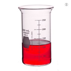 장형 유리 비이커 / Kimble® / without Spout(주둥이가 없음) / 변심에 의한 반품 불가 (신중하게 주문), 100ml [B05-137-170] 1/EA