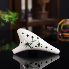 초보자 엔트리 레벨 홀 중간 톤 C 플루트 학생 악기, 1개, 기본 색상, 녹색 대나무