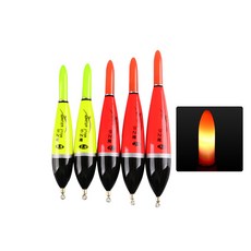 눈부셔 고추 전자막대찌 바다낚시찌 낚시용품 전자찌, 주황-3.0호, 1개