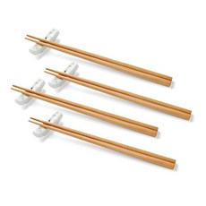 Lenox Butterfly Meadow 수프 스푼 세트 0.3kg(0.6파운드) 멀티, Chopsticks with Stands, Set of
