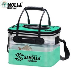 釣友俱樂部 釣魚水桶 折疊活魚桶 EVA厚 釣魚箱 漁戶桶 魚護包 打水桶 漁具, 20L36CM-5雙拼色活魚桶,雙拼色活魚桶