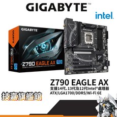 GIGABYTE 技嘉 Z790 EAGLE AX ATX 主機板, 1個, Z790 EAGLE AX DDR5
