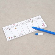 메모지 주간 스케줄노트 미니 다이어리 주간계획노트, 1개, 상세페이지 참조