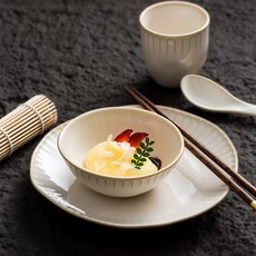 輕奢菊花陶瓷餐具一人食餐具套裝批發碗勺筷酒店餐廳家用的碗碟盤, 1個, 4.5英寸菊花碗(白均釉)