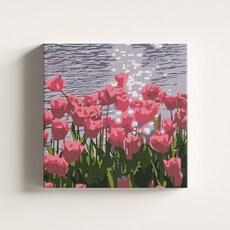 diyee 피포페인팅 명화 그리기 20x20cm, 1개, A61 윤슬
