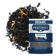 Positively Tea Company Avongrove Estate Darjeeling 홍차 루즈 리프 473.2ml16온스 217003, 호박 향신료, 473.2ml