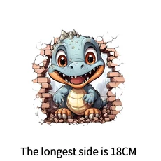 쿠쿠스토어 만화 소년 의류 공룡 열전달 패치 DIY 어린이 인쇄 다림질 프로그램에, 10 NTH-00133-4