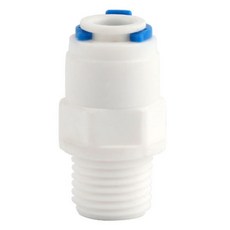 藍卡淨水器接頭 2分快接轉4分外螺紋 塑膠直通接頭【1484】, 1個