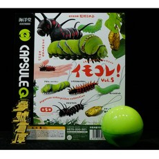 海洋堂 KAIYODO 仿真毛毛蟲模型 扭蛋, 1個