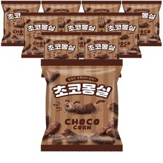 로적 초코몽실 봉지과자, 10개, 22g