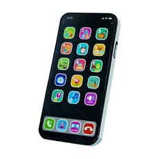 JoyBaby 兒童英文音樂玩具手機 燈光仿真三鏡頭學習手機, 三鏡頭款-黑, 1個