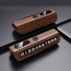 마트팡 자동차 주차번호판 차량 비상탈출망치 듀얼, 1개, 우드패턴