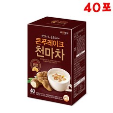 천마차 콘프레이크 40포 차 콘푸레이크천마차 마가루 아침대용, 18g, 40개, 1개