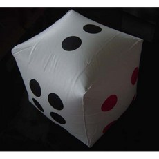 60cm正方形加厚充氣骰子 阿慧球大骰子 可開發票 另有實心泡綿骰子, 1個, 60CM充氣骰子+發票