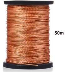 바늘 가죽 바느질 키트 DIY 송곳 구리 핸들 세트 캔버스 텐트 신발 수리 도구 W/나일론, 55m Thread, 1개