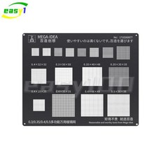 검정색 스텐실 다기능 심기 주석 강철, 1개