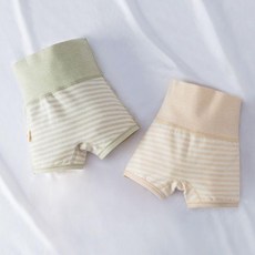 超值 兒童高腰護肚內褲中大童平角褲男女寶寶護肚子彩棉內褲短褲褲衩 副廠商品