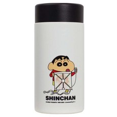 StarR 크레용 신짱 포켓 보온 보냉 텀블러 SC10064, 1개, 300ml, 블랙 1개, 300ml, 블랙