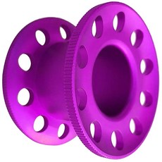 다이버 스노클링 작살낚시 수중 작업용 10홀 다이빙 릴 합금, 보라