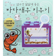 바다 새우키우기 꼬마새우기르기 씨몽키 미니수족관 낱개-1개 랜덤발송, 1개