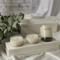 蠟燭森林 Maison Louis Marie Le Bouquet 玫瑰香氛蠟燭禮盒組 花香木質調 秘密森林, White, 玫瑰香氛