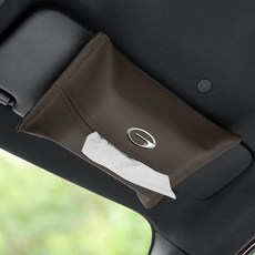 써니글로벌 차량용휴지케이스 휴대용 화장지걸이, 1개, [브라운] 브라운