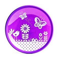 엠비아7 브린웨어 가든 플레이트 유아동 접시 퍼플 아동접시