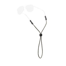 Chums 3mm 범용 핏 리테이너 - 특허 받은 팁은 대부분의 안경에 사용 가능 유니 선글라스 및 안경 보관 조절 가능한 핏 나일론 로프 미국 제조 (3mm 올리브/골드/