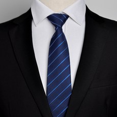 懶人領帶易拉式 商務正裝西裝配件 新郎結婚藍色領結 男士免打領帶 快速穿戴拉鍊款 #A4701藍色 #默認尺寸