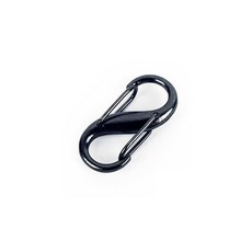 가방체인 길이조절 클립 핸드백 체인줄 고리 쇼트너, 블랙, 1개