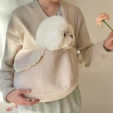 루나글램 강아지 고양이 슬링백 이동가방 크로스백 소형 중형 반려견 이동장 포대기, 01번디자인 핑크 M, 01번디자인 핑크 M, 1개