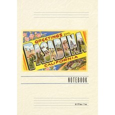 (영문도서) Vintage Lined Notebook Greetings from Pasadena California Paperback, Found Image Press, English, 9798385418503