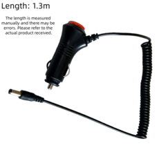 12V24V 자동차 시가 라이터 플매트 카펫 러그 전원 어댑터 - DC 5.5x2.1mm 스프링 케이블스위치 및 내장 3A 퓨즈 포함, [01] 옵션1