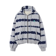 [더 아이덴티티] 프로젝트 SMILE cotton hoodie Zip-Up [tie-dye melange]