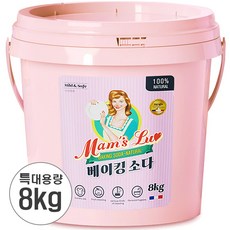 맘스럽 베이킹소다 버킷 프리미엄 초대용량 1등급원료 프랑스기술력, 8kg, 1개