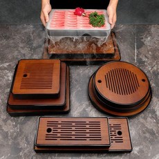 플레이팅접시 드라이아이스 초밥 다이닝 횟집 사시미 식기, 1800-6 세트, 1개, 기본 구성품