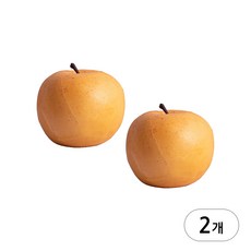 배 모형 2개 (소)-과일 음식 모조 인조 가짜