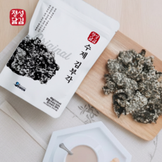 김부각 오리지널 수제 바삭한 국내산 찹쌀 간식 맥주안주 정성담김, 3개, 40g