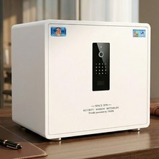 시큐닉스 지문인식 금고 가정용 비밀 보관함 디지털 보안 비상금 귀중품, 35cm, 블루