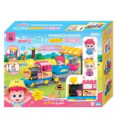 IWill COMPANY 碰碰狐貝貝彬野生動物園區火車玩具, 1盒, 混色