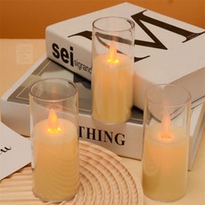 끄니스토어 양초 무드등 소형 불빛 조명