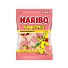 하리보 그레이프후르츠, 100g, 5개