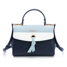 PLAYBOY Lithe系列手提包附長背帶 - 藍色