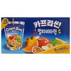 농심 카프리썬 멀티비타민, 200ml, 20개