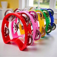 [이루몽] 베이비탬버린 미니탬버린 5색, 1세트