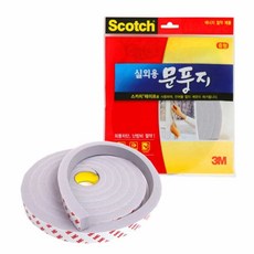 3M 실외용 문풍지 중형 겨울 방풍비닐 단열 뽁뽁이 창문 외풍 차단, 1개, 본상품선택