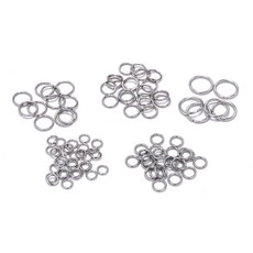 스텐 오픈형 연결링 원링 오링 다양한 사이즈, 1개, 실버 스텐O링 (0.5-3MM)-(100개입)