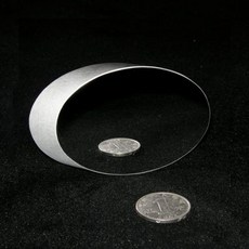 NYJLGD망원경 반사경 보조 거울 28/30/42/50/54mm 단축 타원형 경사 DIY 천체망원경 키트, 1개, 42mm